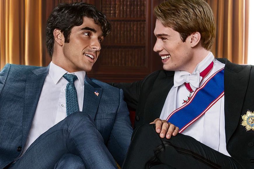 are the actors in red white and royal blue gay